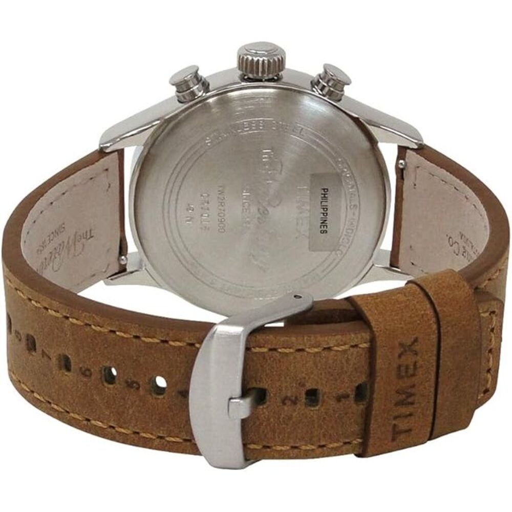 Timex Waterbury Leather Chronograph Mens Watch - Picture 3 of 3